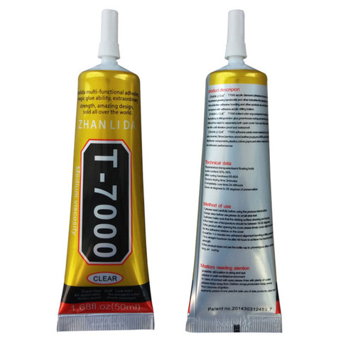 Nouvelle colle adhésive en résine époxy 15ml T-7000 plus puissante colle liquide noire ► Photo 1/6