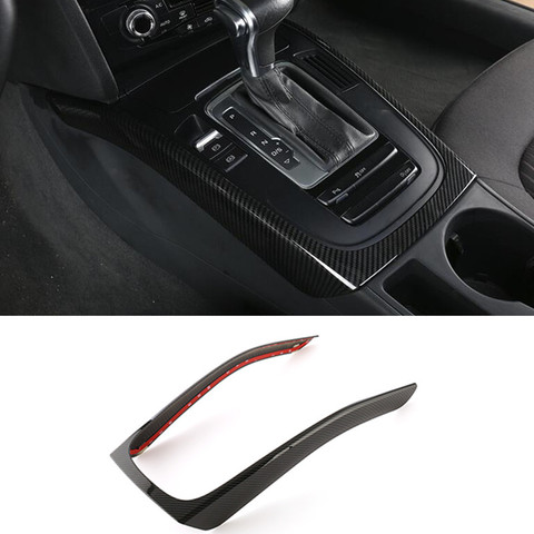 Console centrale changement de vitesse cadre décoration couverture garniture pour Audi A4 B8 2009-2016 A5 ABS voiture style intérieur modifié ► Photo 1/6
