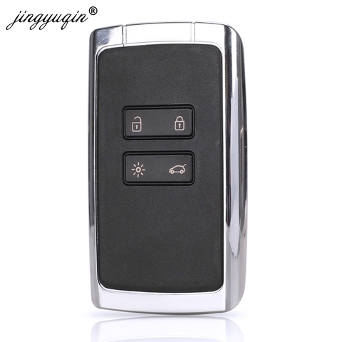 Jingyuqin 4 bouton voiture sans clé entrée intelligente clé à distance coquille pour Renault Megane 4 Koleos remplacement de porte-clés étui automatique ► Photo 1/5