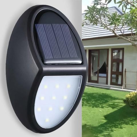 Capteur de lumière LED imperméable à énergie solaire, luminaire d'extérieur, montage mural, idéal pour un jardin ou une cour, facile à installer ► Photo 1/6