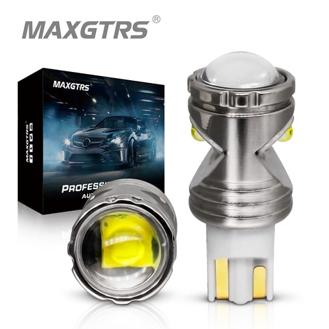 Ampoules LED Cree W16W T15 pour voiture, 2 pièces, sans erreur, Canbus, OBC, lumière de recul au xénon blanc, DC12V, 921 912 ► Photo 1/6