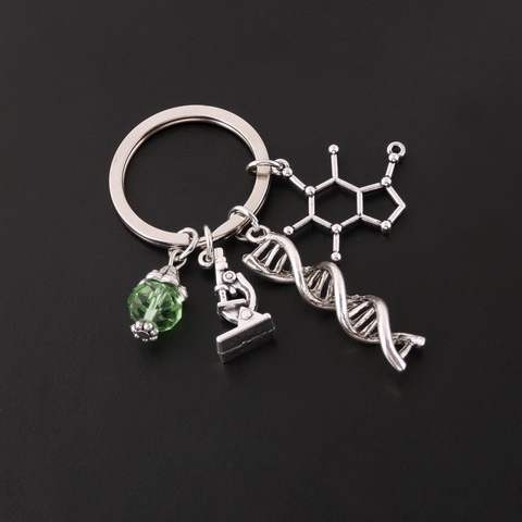 Nouvelle Science bijoux Microscopes adn docteur pendentifs neurone porte-clés anatomie neurologie biologie porte-clés cadeau ► Photo 1/3