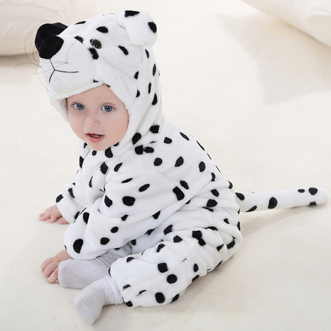 Bébé vêtements garçon fille barboteuse animaux tigres Kigurumis barboteuses pour bébés Onesie doux chaud bébé vêtements Cosplay enfants tenue Costume ► Photo 1/5