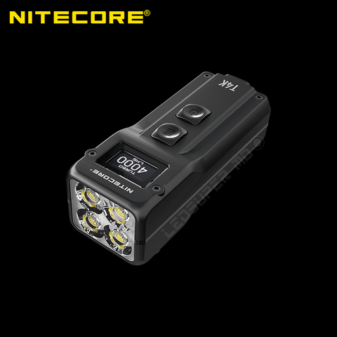 4000 Lumen Nitecore T4K Super lumineux porte-clés EDC lampe de poche ► Photo 1/6