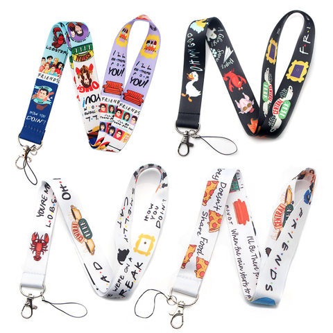 Lanière pour porte-clé LX64 Friends, cordon de cou pour téléphone portable, carte d'identité, Badge USB, Clip DIY ► Photo 1/6