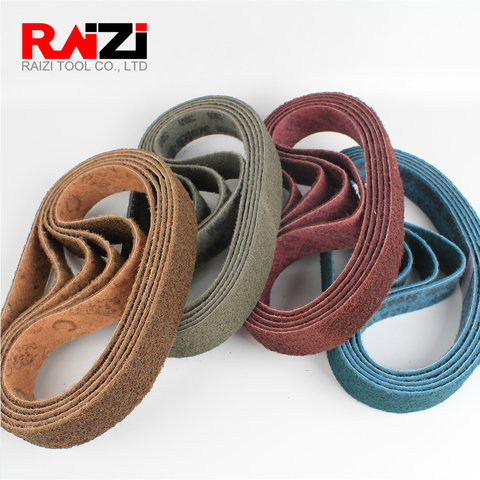 Raizi 1Pc 760*40mm Non-tissé nylon bande de ponçage pour acier inoxydable ponceuse/polisseuse P150-600 bande de meulage ► Photo 1/6