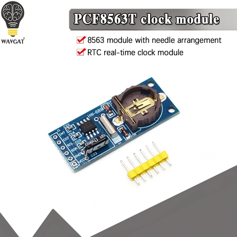 Nouveau PCF8563 PCF8563T 8563 IIC horloge en temps réel carte Module RTC bon que DS3231 AT24C32 (sans batterie) ► Photo 1/6