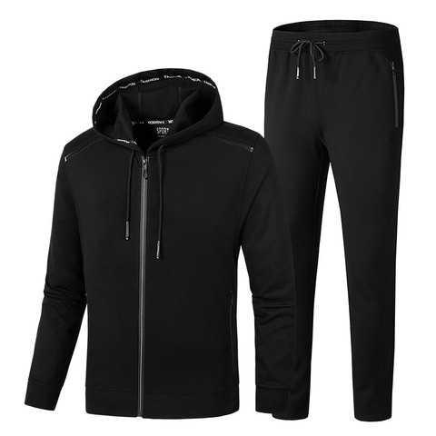 Hommes survêtements homme vêtements de sport à la mode sweats à capuche ensemble sweats + pantalons haute qualité costume grande taille L-9XL printemps automne vêtements ► Photo 1/6