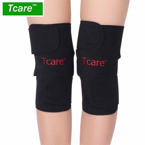 * Tcare 1 paire Tourmaline auto-chauffant genouillère Leggings orthèse bande thérapie magnétique genou masseur soutien ceinture jambe outil de soins de santé ► Photo 1/6