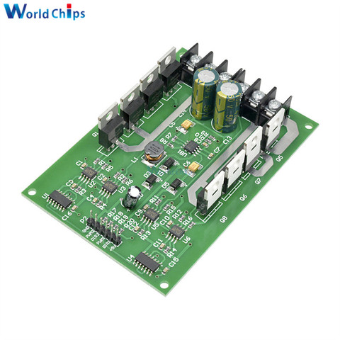 Panneau de commande de moteur à double cc, Module d'entraînement de moteur à cc, pont en H, MOSFET IRF3205 12V 24V 10A crête 30A avec fonction de freinage ► Photo 1/6