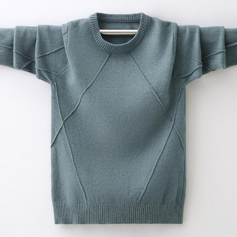 Pull chaud tricoté pour enfant, vêtement pour bébé garçon de 4 à 11 ans, collection automne-hiver ► Photo 1/6