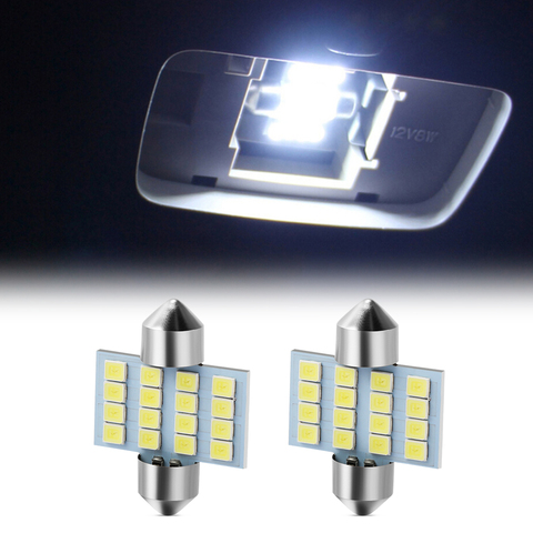 Ampoules LED pour voiture, lampe de lecture en dôme, pour Toyota Yaris Corolla Tarago Camry Prado CHR Auris Hilux Prius avensis Previa rav4 ► Photo 1/5