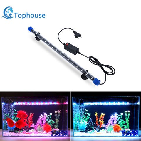 Lampe submersible imperméable pour Aquarium, 19/49CM, luminaire décoratif, idéal pour un Aquarium, modèle LED ► Photo 1/6