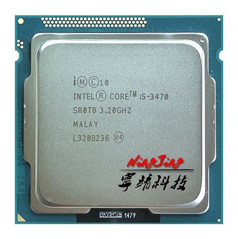 Processeur Intel Core i5-3470 i5 3470, Quad-Core 3.2 processeur d'unité centrale, 6M, 77W, LGA 1155 ► Photo 1/1