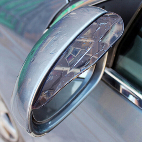 Miroir de dos de voiture en PVC 2 pièces | Autocollant de couverture de pluie à sourcils pour grand mur Hover H3 H5 H6 H7 H9 H8 H2 M4 ► Photo 1/6