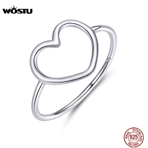 WOSTU 925 argent Sterling longue queue souris anneaux ouverts réglable parti femmes anneau doigt mode bijoux 2022 nouveauté CQR632 ► Photo 1/6