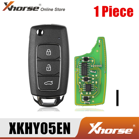 Xhorse – clé télécommande à 3 boutons XKHY05EN, 1 pièce, Version anglaise, pour Hyundai ► Photo 1/6