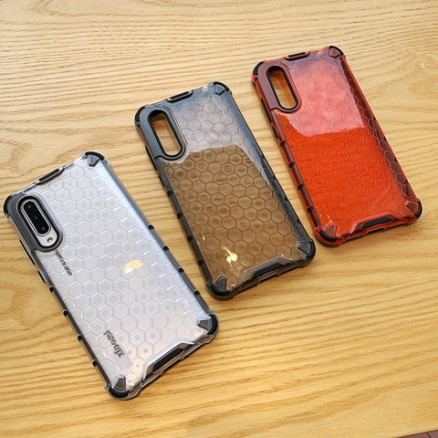 Coque de téléphone transparente en nid d'abeille pour Redmi Note 7 Note5 Xiaomi Mi A3 Lite Mi 9T Redmi Note6 Note 8 Mi9 Pro Note8T Mi note 10 Note10Pro ► Photo 1/6