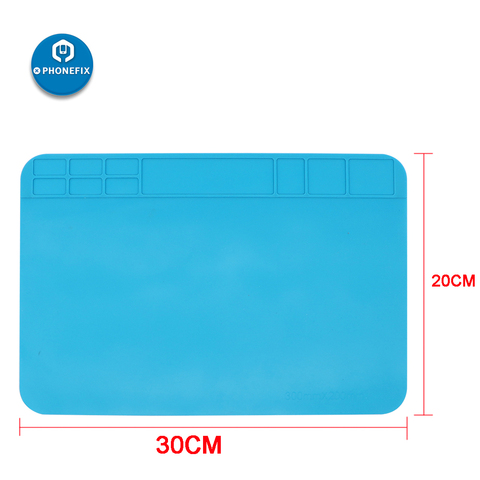 Plate-forme en Silicone pour la réparation de l'iphone, tapis antistatique universel isolant thermique, réparation de cartes mères PCB d'ordinateur portable ► Photo 1/6