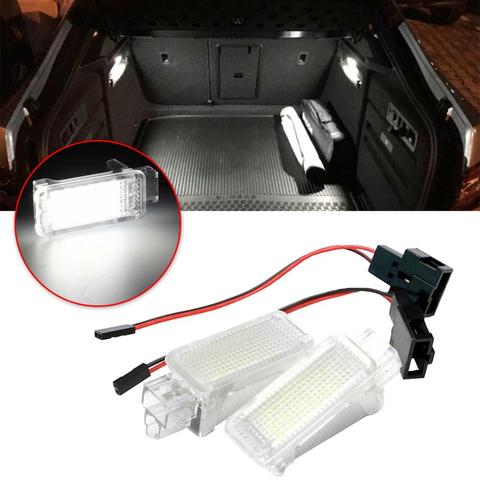 2 pièces intérieur dôme lumière PC LED bagages coffre lampe étanche à la poussière pour Skoda Octavia Fabia superbe Roomster Kodiaq Yeti ► Photo 1/6