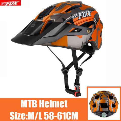 BATFOX casques de cyclisme vélo de route de montagne ultra-léger casque de vélo pour hommes femmes Casco Ciclismo Bicicleta vtt casque lumière ► Photo 1/6