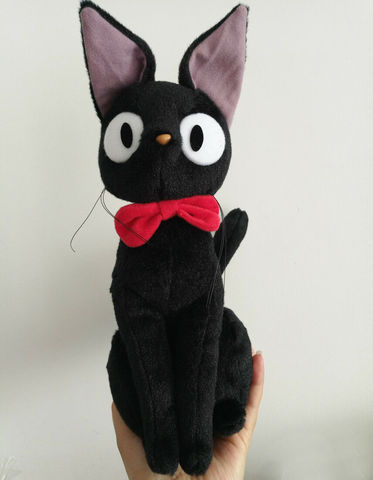 Kiki-Service de livraison en Peluche, poupée chat noir, JiJi PP, coton, jouets en Peluche, 30CM ► Photo 1/3
