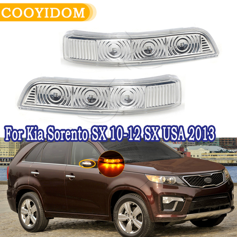 Clignotant à 3 LED pour Kia Sorento SX 2010 2011 2012 SX LX USA 2013, lampe clignotante de rétroviseur latéral ► Photo 1/6