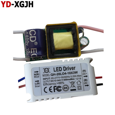 Transformateur d'éclairage pour pilote 100, 1W 3W 5W 10W 20W 30W 36W 50W LED W, transformateur d'alimentation pour 1 3 5 10 20 30 50 100W Watt Lam ► Photo 1/6