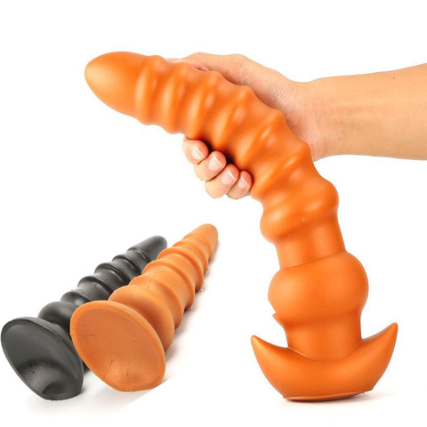 Masseur de Prostate en Silicone pour homme et femme, énorme Plug Anal, godemichet Anal perles anales, grand godemichet de Masturbation du point G, jouets sexuels ► Photo 1/6