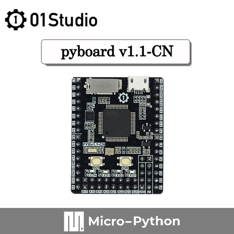 01Studio pyBoard V1.1-CN Micropython STM32 STM32F405 carte de démonstration de développement programmation intégrée ► Photo 1/4