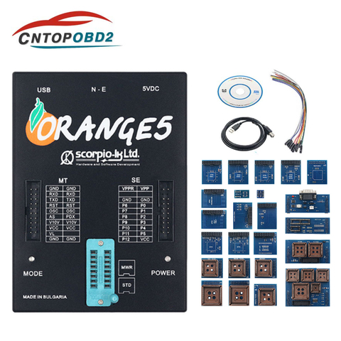 OEM Orange5 avec adaptateur complet Orange 5 ECU programmeur outil matériel + fonction améliorée OEM programmeur dispositif V1.35 Orange5 ► Photo 1/6