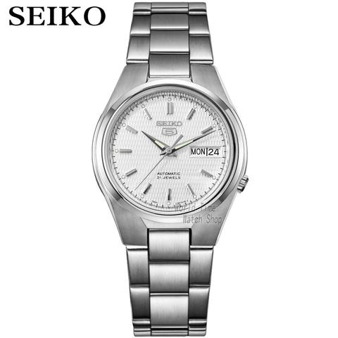 Seiko montre hommes 5 montre automatique top marque de luxe Sport hommes montre ensemble étanche mécanique militaire montre relogio masculinoSNK ► Photo 1/6