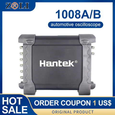 Hantek 1008A/1008B 8 Canaux PC Automatique USB Portée/DAQ/8CH Générateur 8 Canaux Automobile Oscilloscope Diagnostique en Vente 1008B ► Photo 1/6