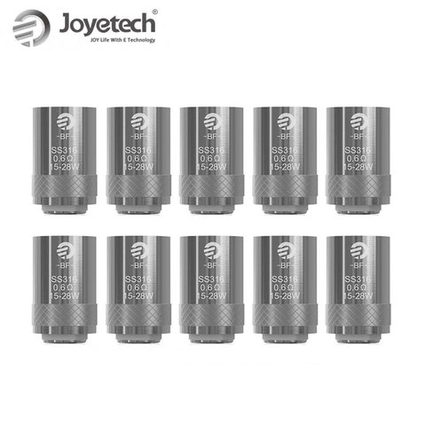 Joyetech Original BF SS316 bobine 0.5/0.6/1.0ohm tête d'atomiseur de remplacement pour CUBIS/eGO AIO/cuboïde Mini 5 pcs/lot e-Cigarette ► Photo 1/6