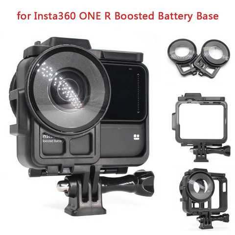 Insta360 One R batterie boostée support de montage Cage étui/protection d'objectif pour Insta 360 One R accessoires de caméra ► Photo 1/6