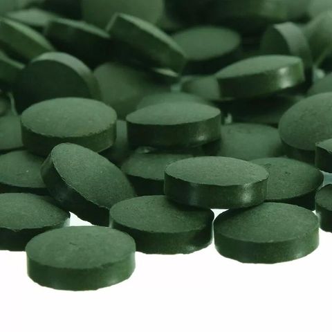 Comprimés de spiruline 100x, enrichi en aliments pour animaux de compagnie, poissons, cristaux, crevettes rouges ► Photo 1/2