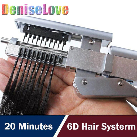 Machine d'extension de cheveux 6D, connecteurs pour équipement de salon, vente en gros ► Photo 1/6