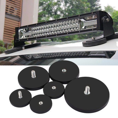 Aimant puissant sur toit de voiture Led, support magnétique ventouse barre de Led, barre lumineuse, projecteur, Barra pour phares led ► Photo 1/6