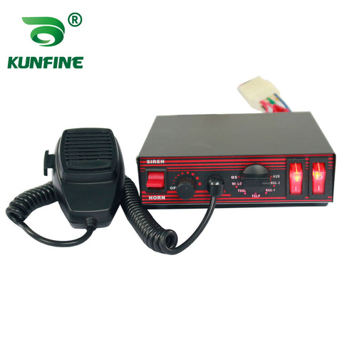 KUNFINE – sirène de voiture sans fil 200W, avec Microphone, 2 interrupteurs lumineux (sans haut-parleur) ► Photo 1/6