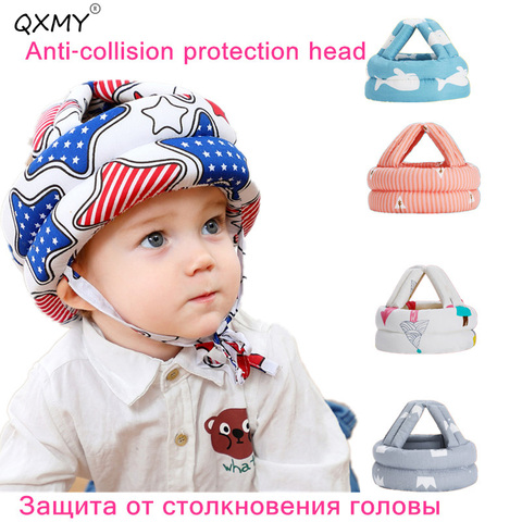 JIAYAN bébé casque de sécurité tête Protection couvre-chef enfant en bas âge Anti-chute Pad enfants apprennent à marcher Crash Cap ► Photo 1/6