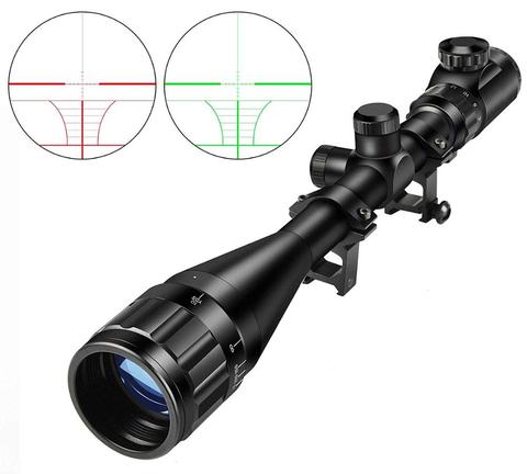 6-24X50 AOE – lunette de chasse réglable, lumière rouge et verte, portée tactique, réticule optique, monture gratuite ► Photo 1/6