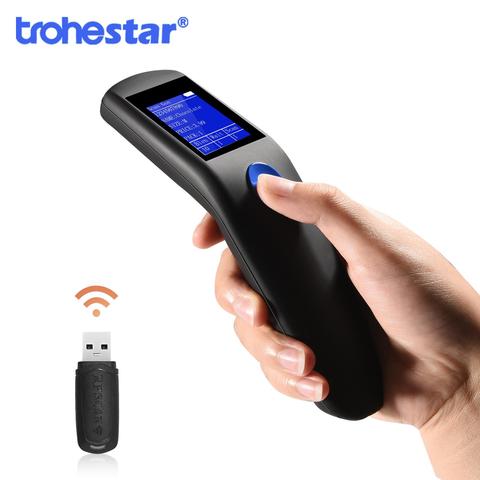 Trohestar lecteur de codes à barres 1D Portable lecteur de codes à barres inventaire sans fil Scanner Code à barres CCD écran d'affichage leitor codigo barras scanner code barre souris scanner code promo asos discount ► Photo 1/6