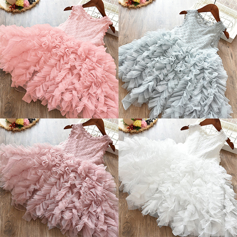 Robe princesse pour filles | Vêtements tutu d'été, pour fête, pour enfants de 3 8T ► Photo 1/6