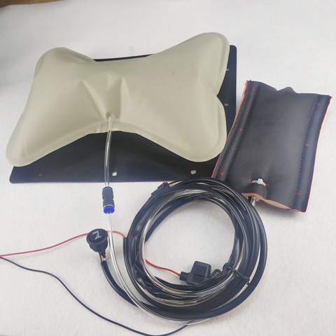 Coussin gonflable électrique pour siège auto lombaire, coussin de siège de soutien, coussin de massage intégré ► Photo 1/6