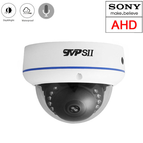 Dôme Audio en métal blanc, 15 pièces, led infrarouge 4K 8mp,5mp,4MP,2MP, anti-Explosion, vidéosurveillance AHD CCTV ► Photo 1/6