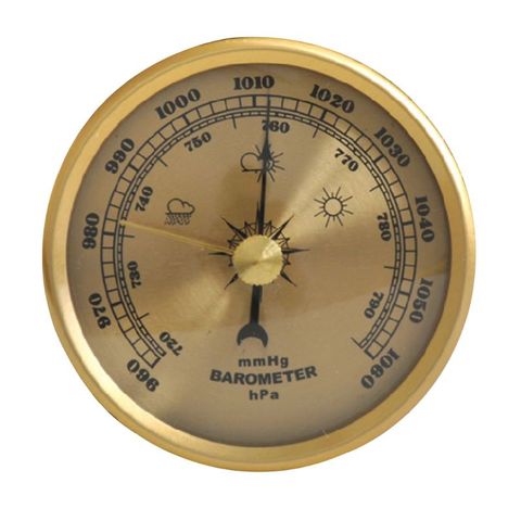 Baromètre de pression domestique, Station météo suspendue au mur en métal, thermomètre atmosphérique multifonction, hygromètre d'intérieur ► Photo 1/5