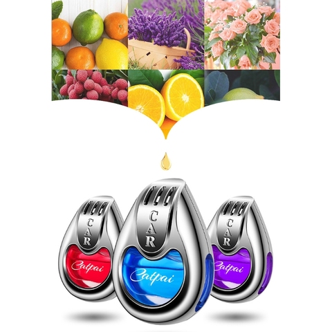 Décoration d'agrafe d'huile essentielle de parfum d'intérieur de diffuseur de parfum automatique de parfum d'aromathérapie d'air de voiture ► Photo 1/6