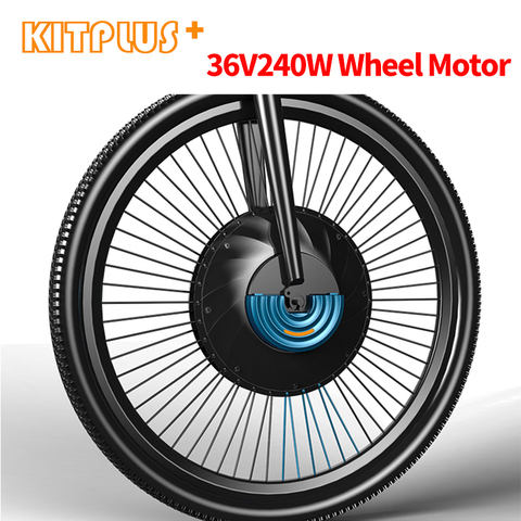 IMORTOR-Kit de motorisation de vélo électrique roue avant à moteur moyeu avec batterie, moteur de vélo tout-en-un, intelligent ► Photo 1/6
