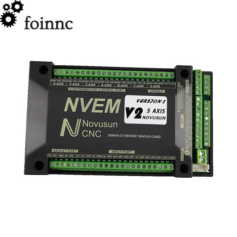 NVEM Mach3 carte de contrôle 200KHz port Ethernet 3 4 5 6 axes cnc contrôleur de mouvement pour routeur CNC ► Photo 1/6