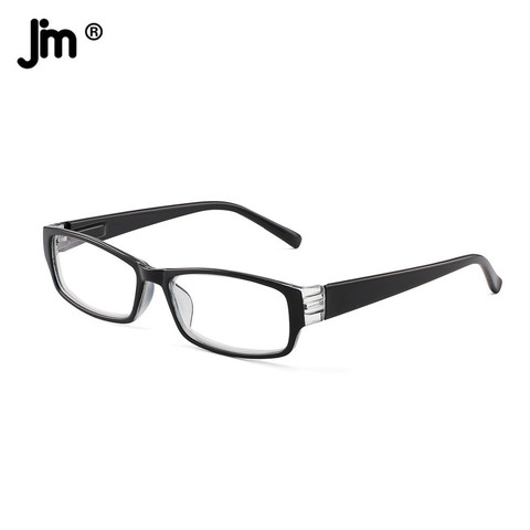 JM Rectangle femmes hommes lunettes de lecture printemps charnière loupe dioptrie presbyte lunettes de lecture carré ► Photo 1/6